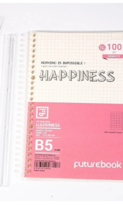 Sổ Còng Nhựa B5 Happiness 120Tr (Cr) (Thkg0069)